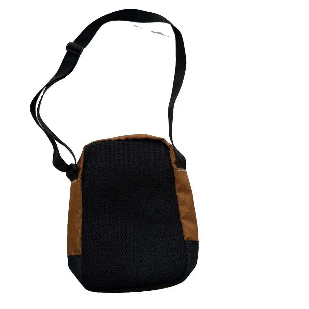 Carhartt Crossbody Zip Bag Small Brown/Black Adjustable Strap Sling